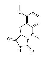 5-(2,6-dimethoxybenzyl)thiazolidine-2,4-dione结构式