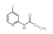 Methyl 4-chloropyridine-2-carbamate structure