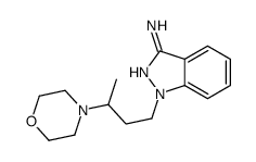 1-(3-morpholin-4-ylbutyl)indazol-3-amine结构式