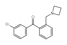 2-AZETIDINOMETHYL-3'-BROMOBENZOPHENONE picture