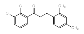 2',3'-DICHLORO-3-(2,4-DIMETHYLPHENYL)PROPIOPHENONE结构式