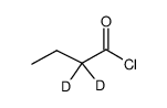 butyryl-2,2-d2 chloride Structure