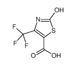 2-oxo-4-(trifluoromethyl)-3H-1,3-thiazole-5-carboxylic acid结构式