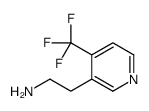 2-(4-三氟甲基-3-吡啶)-乙胺结构式