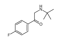 2-(tert-butylamino)-1-(4-fluorophenyl)ethanone结构式