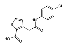 3-[2-(4-chloroanilino)-2-oxoethyl]thiophene-2-carboxylic acid Structure