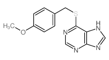 6-[(4-methoxyphenyl)methylsulfanyl]-5H-purine Structure