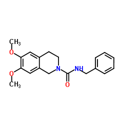 N-Benzyl-6,7-dimethoxy-3,4-dihydro-2(1H)-isoquinolinecarboxamide结构式