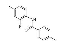 Benzamide, N-(2-fluoro-4-methylphenyl)-4-methyl结构式