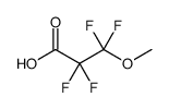 Propanoic acid, 2,2,3,3-tetrafluoro-3-methoxy structure