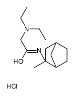 2-(diethylamino)-N-[(1S,3S,4R)-3-methyl-3-bicyclo[2.2.1]heptanyl]acetamide,hydrochloride Structure