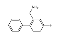 [(4-fluorobiphenyl-2-yl)methyl]amine Structure