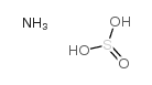 Ammonium bisulfite structure