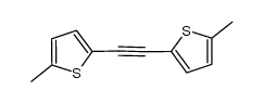 bis(5-methyl-2-thienyl)acetylene结构式