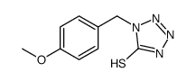 1-[(4-methoxyphenyl)methyl]-2H-tetrazole-5-thione结构式