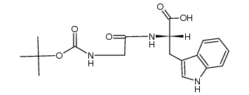 Boc-Gly-Trp-OH Structure