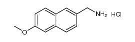 6-methoxy-2-naphthalenemethanamine hydrochloride结构式