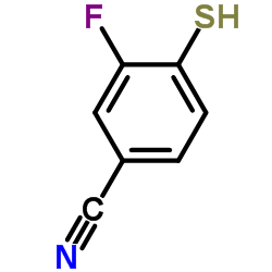 3-Fluoro-4-Mercaptobenzonitrile Structure