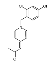 [1-(2,4-dichloro-benzyl)-1H-[4]pyridyliden]-acetone Structure