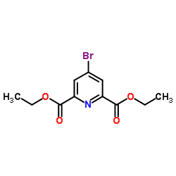 4-溴吡啶-2,6-二羧酸二乙酯结构式