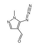 5-Azido-1-methylpyrazole-4-carboxaldehyde结构式