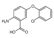 2-amino-5-(2-chlorophenoxy)benzoic acid结构式