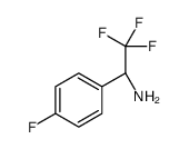 (R)-2,2,2-三氟-1-(4-氟苯基)乙胺结构式