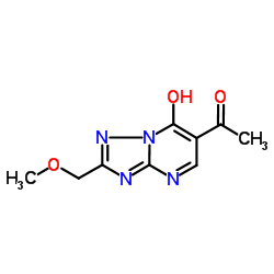 1-[7-Hydroxy-2-(methoxymethyl)[1,2,4]triazolo[1,5-a]pyrimidin-6-yl]ethanone Structure