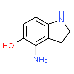 1H-Indol-5-ol,4-amino-2,3-dihydro-(9CI)结构式