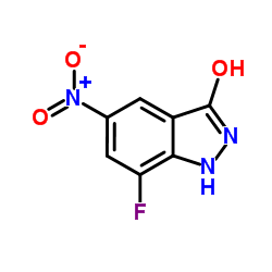 7-Fluoro-5-nitro-1,2-dihydro-3H-indazol-3-one Structure