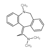 1-Propanamine,3-(5,6-dihydro-5-methyl-11H-dibenz[b,e]azepin-11-ylidene)-N,N-dimethyl- Structure