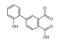 4-(2-hydroxyphenyl)-2-nitrobenzoic acid结构式