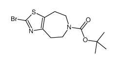 tert-butyl 2-bromo-4,5,7,8-tetrahydrothiazolo[5,4-d]azepine-6-carboxylate structure