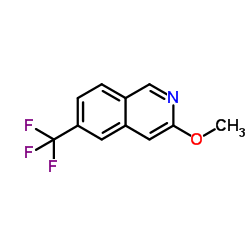 6-(trifluoromethyl)-3-Methoxyisoquinoline结构式