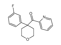 [4-(3-fluorophenyl)oxan-4-yl]-pyridin-2-ylmethanone Structure