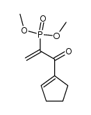 dimethyl 1-(cyclopent-1-enylcarbonyl)vinylphosphonate结构式