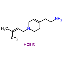 2-[1-(3-Methyl-2-buten-1-yl)-1,2,3,6-tetrahydro-4-pyridinyl]ethanamine dihydrochloride结构式