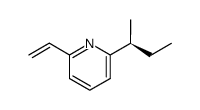 (+)-(S)-2-(1-methylpropyl)-6-vinylpyridine Structure