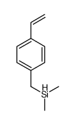 (4-ethenylphenyl)methyl-dimethylsilane Structure