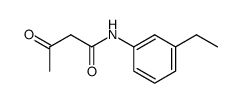 N-(3-ethylphenyl)-3-oxobutyramide Structure