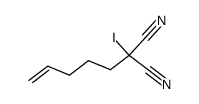 iodo(pent-4-enyl)propanedinitrile结构式