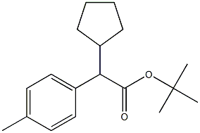 tert-butyl 2-cyclopentyl-2-(p-tolyl)acetate Structure