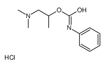 1-(dimethylamino)propan-2-yl N-phenylcarbamate,hydrochloride Structure