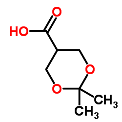 2,2-Dimethyl-1,3-dioxane-5-carboxylic acid Structure