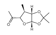 1-((3aS,5S,6S,6aS)-2,2,6-trimethyltetrahydrofuro[2,3-d][1,3]dioxol-5-yl)ethanone结构式