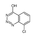 8-chloro-1H-1,2,3-benzotriazin-4-one结构式