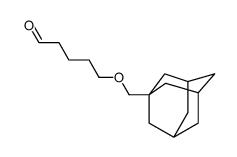 5-(金刚烷-1-基-甲氧基)-戊醛结构式