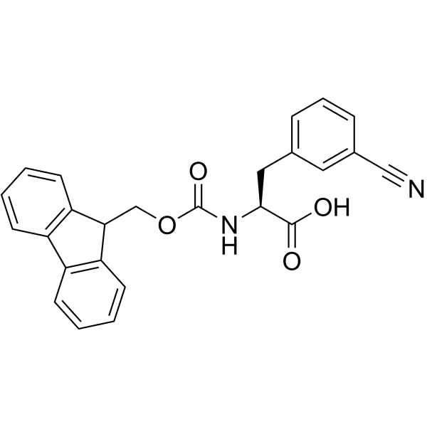 Fmoc-Phe(3-CN)-OH structure