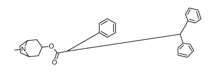 α,β-Diphenylbenzenepropionic acid 8-methyl-8-azabicyclo[3.2.1]octan-3-yl ester Structure