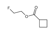 Cyclobutanecarboxylic acid, 2-fluoroethyl ester (9CI) Structure